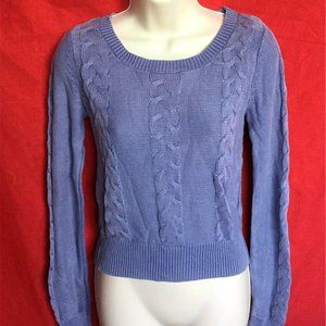 NWT JJ. Basics  junior's  girl's 100% cotton long sleeves sweater size--M